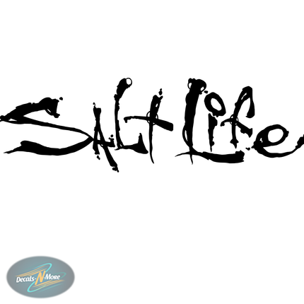 Salt Life Vinyl Decal SL1 in black