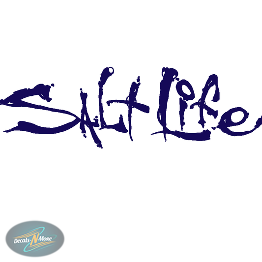 Salt Life Vinyl Decal SL1 in blue