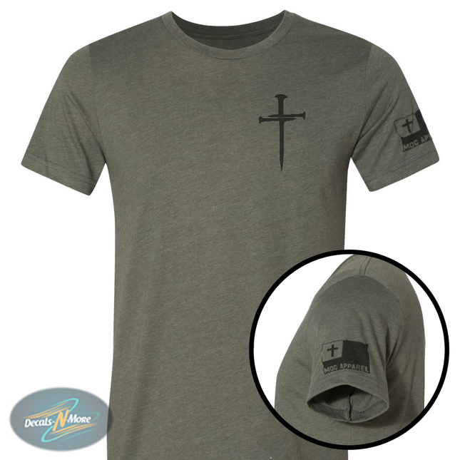 Three Nails Christian Graphic Tee product only shown